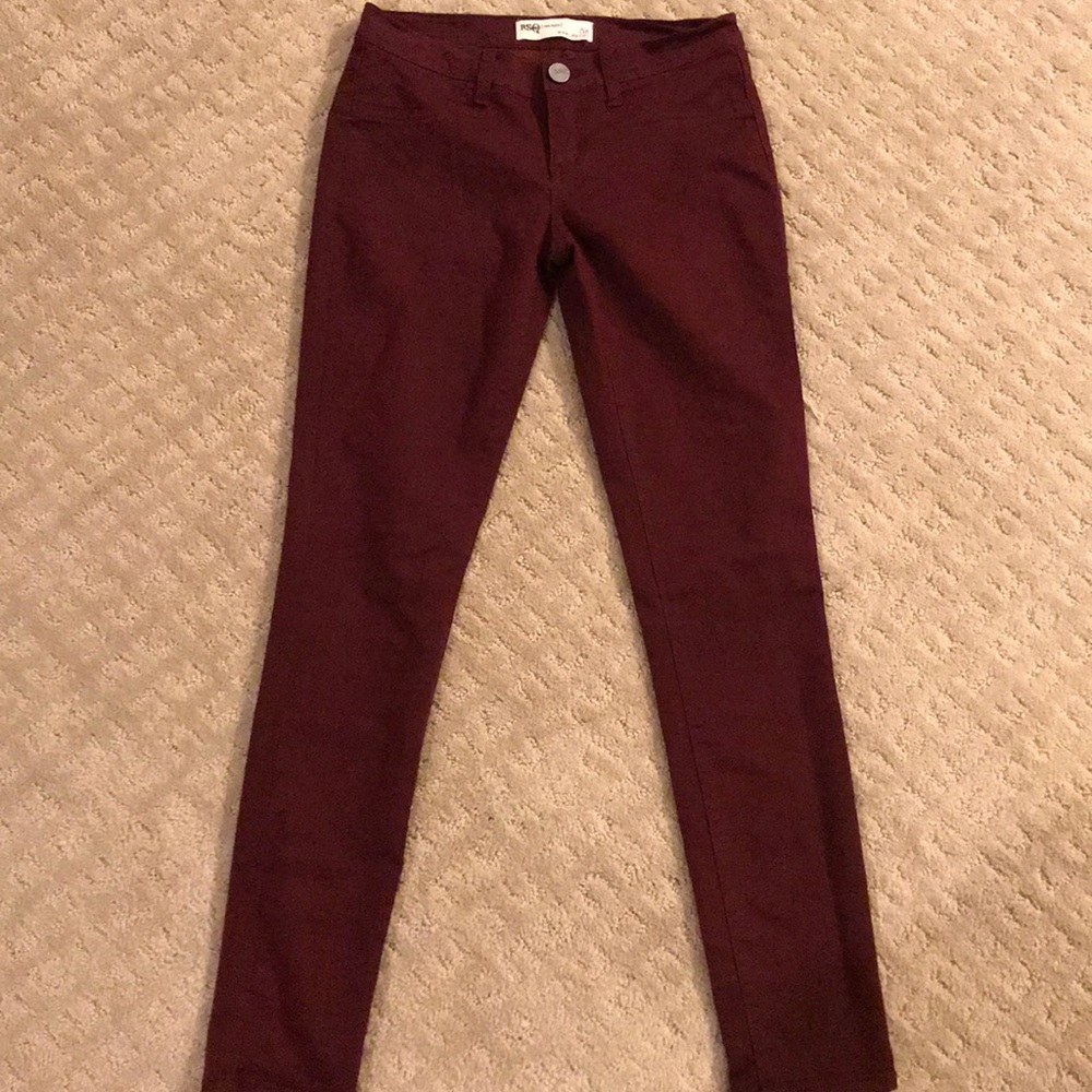 Burgundy RSQ Miami Jeggings!